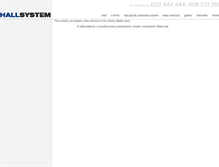 Tablet Screenshot of hallsystem.pl